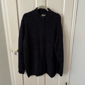 LL Bean Men’s Zipper Cardigan Size XXL Tall